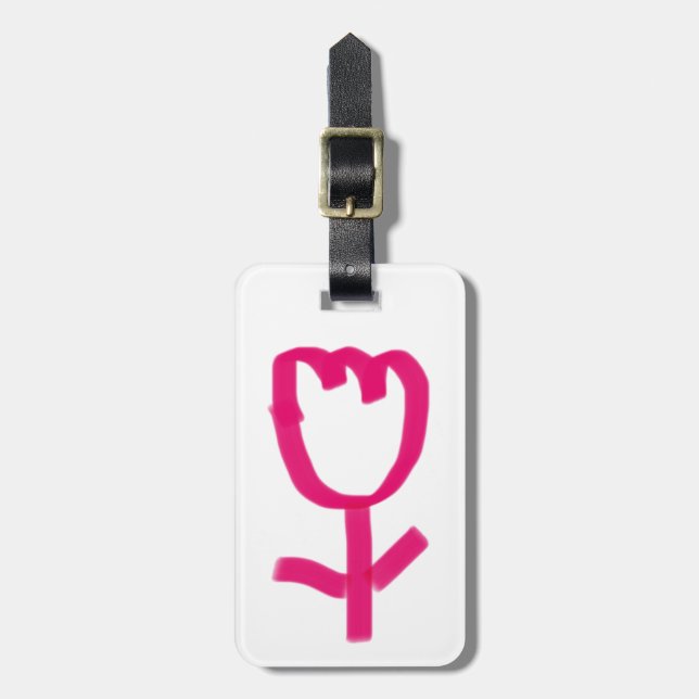Tulip | luggage tag (Front Vertical)
