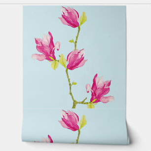 Tulip Magnolias on a Wallpaper