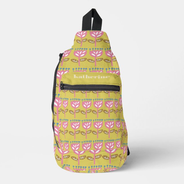 Tulip Mustard Sling Bag (Front)