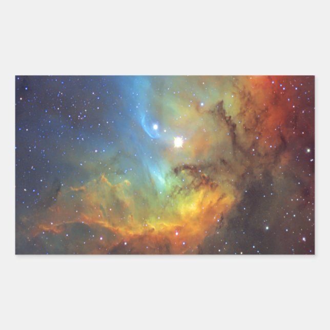Tulip Nebula SH2-101 NASA Rectangular Sticker (Front)