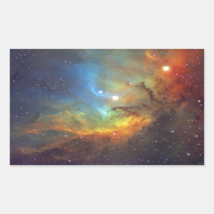 Tulip Nebula SH2-101 NASA Rectangular Sticker
