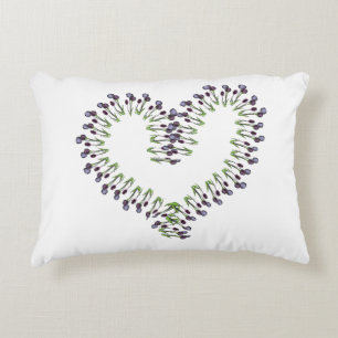 Tulip Open Heart Design Decorative Cushion