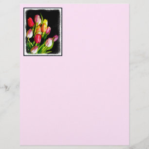 Tulip Painting - Original Flower Art