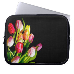 Tulip Painting - Original Flower Art Laptop Sleeve