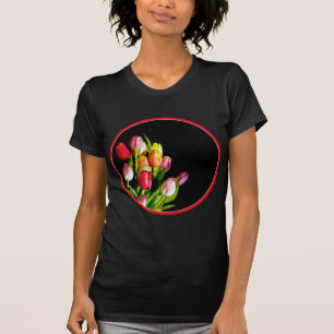 Tulip Painting - Original Flower Art T-Shirt