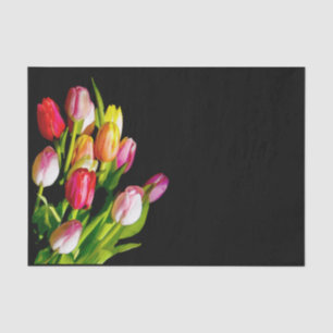 Tulip Painting - Original Flower Art Tissue Paper