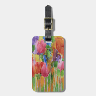 Tulip Palooza Luggage Tag