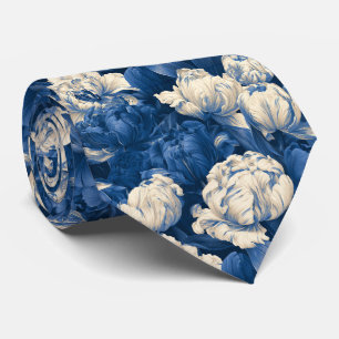 Tulip Pattern Businessman Vintage Wedding Tie
