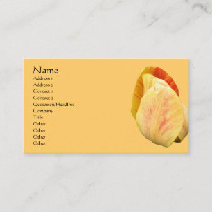 Tulip Petals Flower Business Card