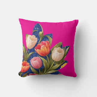 Tulip Pink Cushion