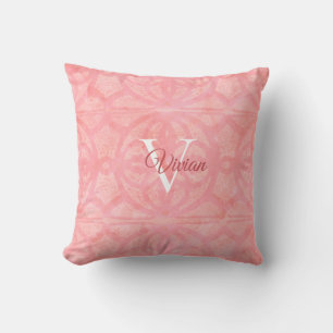 Tulip Pink Throw Pillow