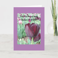 Tulip Praise Card Songs of the Sunrise