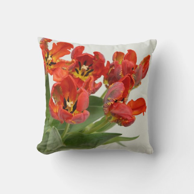 Tulip red cushion (Front)