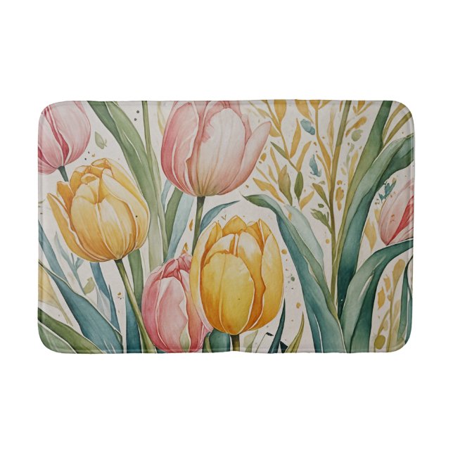 Tulip Reverie Bath Mat (Front)