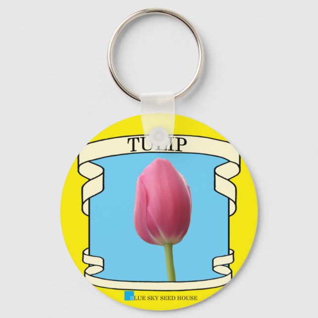Tulip Seed Packet Key Ring (Front)