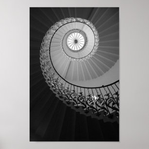 Tulip Stairs Greenwich, London UK Poster