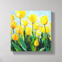 Tulip Stretched Canvas Wall Decor