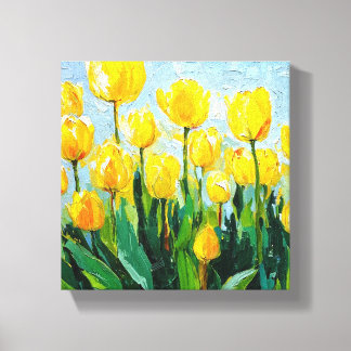 Tulip Stretched Canvas Wall Decor