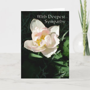 'Tulip' Sympathy Card