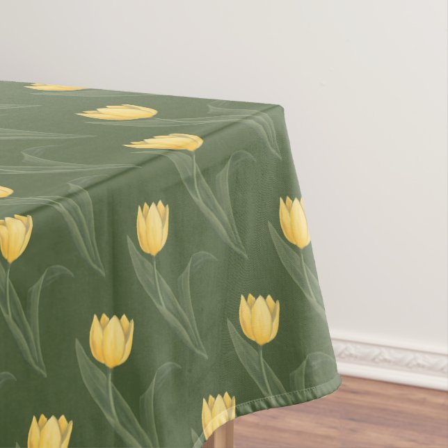 Tulip Tablecloth Festive Easter Flowers Tablecloth (In Situ)