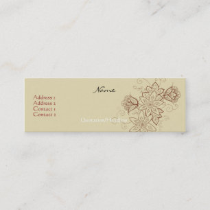 Tulip Tattoo Profile Cards (Sand)