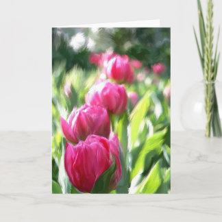 Tulip Thank You Card