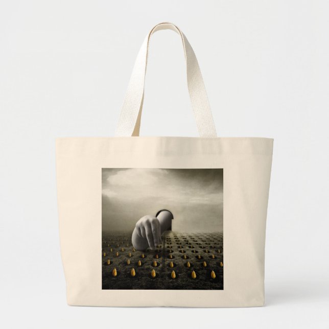 Tulip thief 2013 large tote bag (Front)