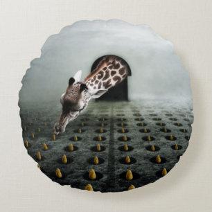 tulip thief 2 2013 round cushion