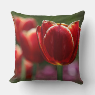 Tulip throw pillow