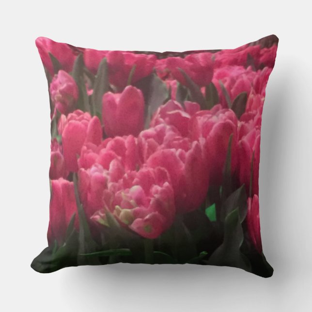 Tulip Throw Pillows by Shannon Ruther of HAS Jewel (Front)