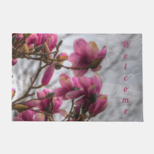 Tulip Tree Blossoms  Doormat