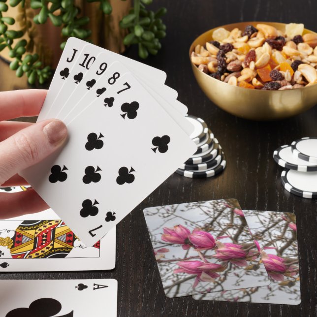 Tulip Tree Blossoms Playing Cards (In Situ)