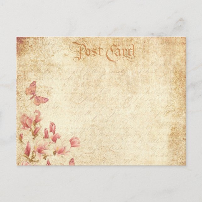Tulip Tree Flower Post Card (Front)