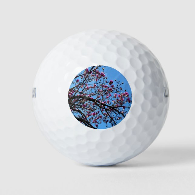Tulip Tree in Bloom Golf Balls (Front)