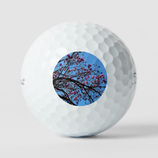 Tulip Tree in Bloom Golf Balls (Front)