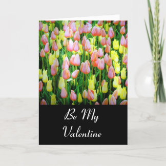 tulip valentine holiday card