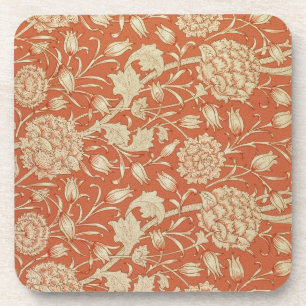 Tulip wallpaper design, 1875 coaster
