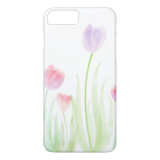 Tulip watercolour phone case