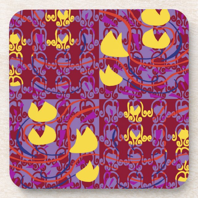 Tulipbulbs Cupflowers Coaster (Front)