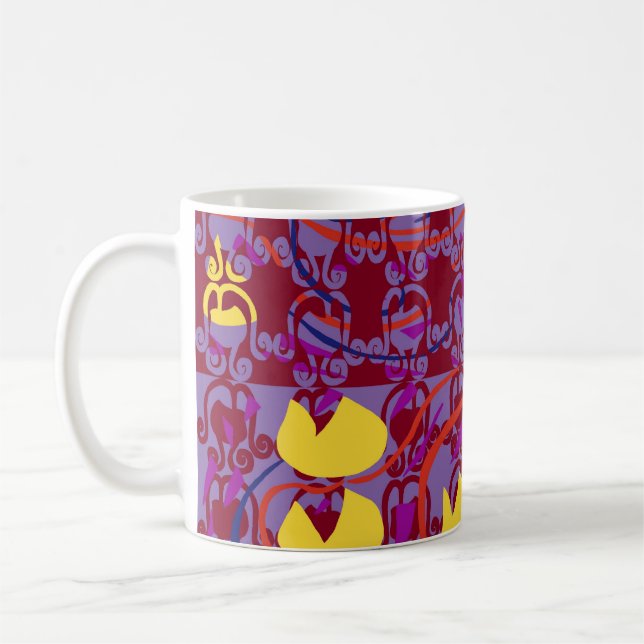 Tulipbulbs Cupflowers Coffee Mug (Left)