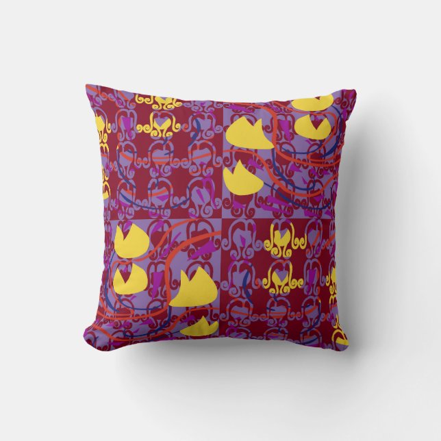 Tulipbulbs Cupflowers Cushion (Front)
