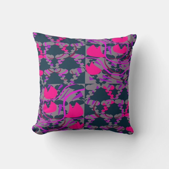 Tulipbulbs Roses Cushion (Front)