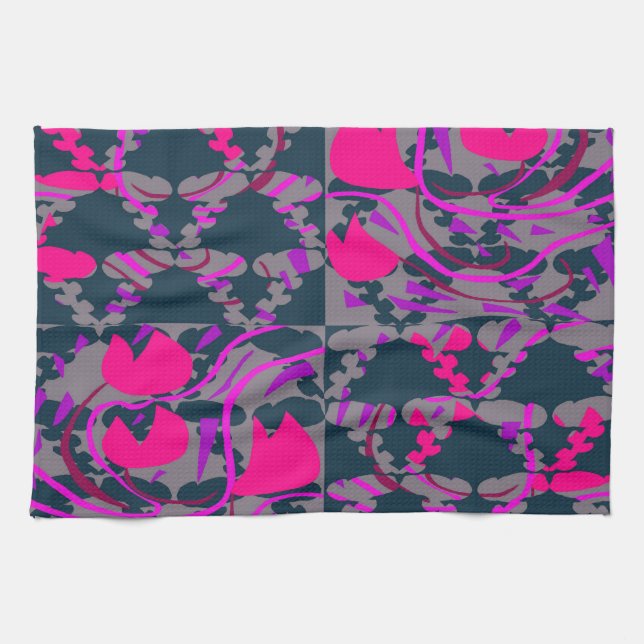 Tulipbulbs Roses Tea Towel (Horizontal)