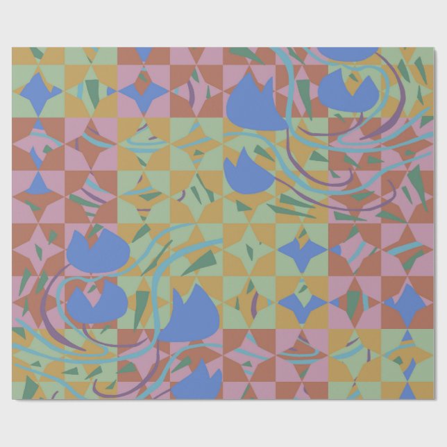 Tulipbulbs Sparks Wrapping Paper (Flat)
