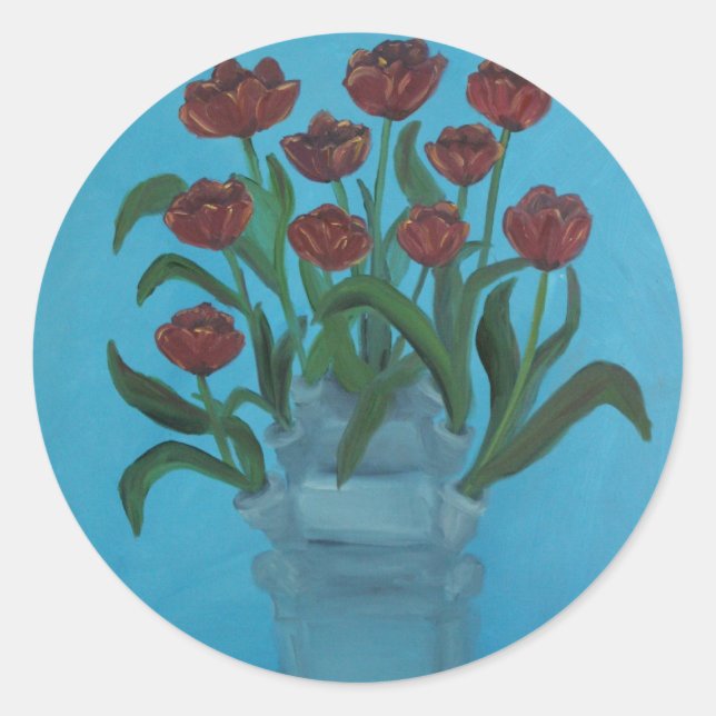 tulipiere classic round sticker (Front)