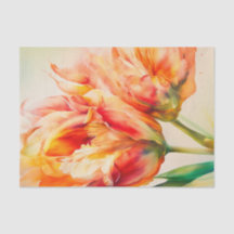 TULIPMANIA 2/6 matching parrot tulips design