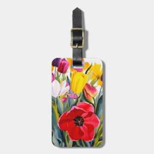 Tulips 2007 luggage tag