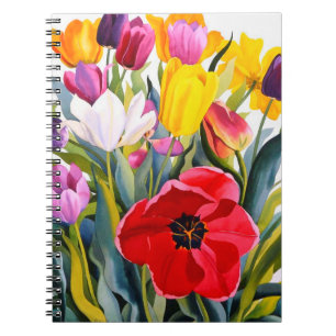 Tulips 2007 spiral notebook