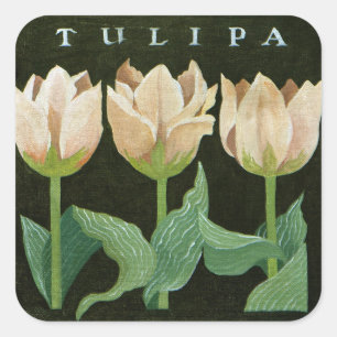 Tulips 2013 square sticker