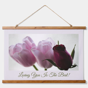 Tulips 3258 hanging tapestry